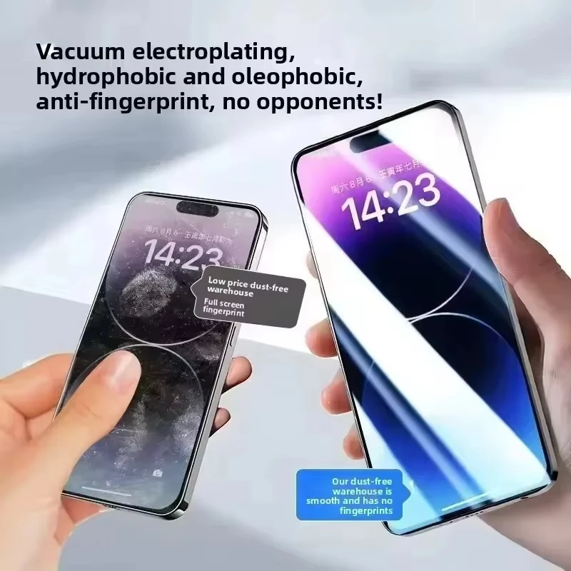 1-3Pcs 360 Privacy Tempered Glass For iPhone 18 Pro 17 16 15 14 13 Pro Max Glass Film iPhone 14 Plus Anti-spy Screen Protector view 3