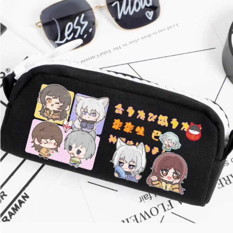 Anime Kamisama Love、Kamisama Kiss Tomoe Diaries Pencil Case Oxford Canvas Storage Bag Pencil Box Pencilcase School Pen Bag 2705