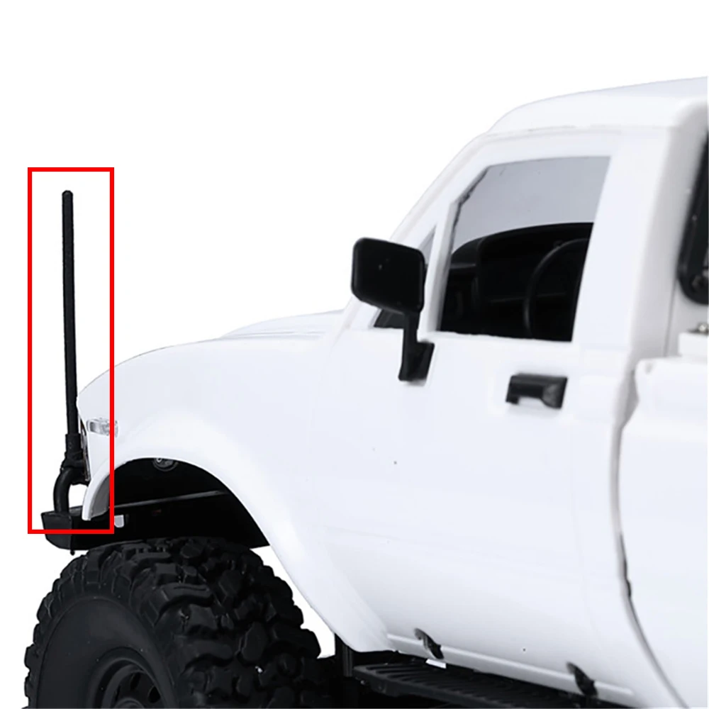 Front Bumper Antenna Decorative Part, RC Truck Upgrade Modification Accessories for WPL Semi Truck & Pickup RC Model Car