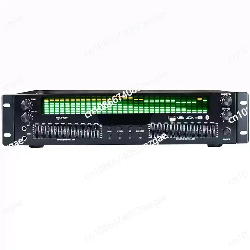 Professional 31 Band HiFi Equalizer Effects Processor 2 in 1 Bluetooth Optical Coaxial KTV Anti Howling Preamp