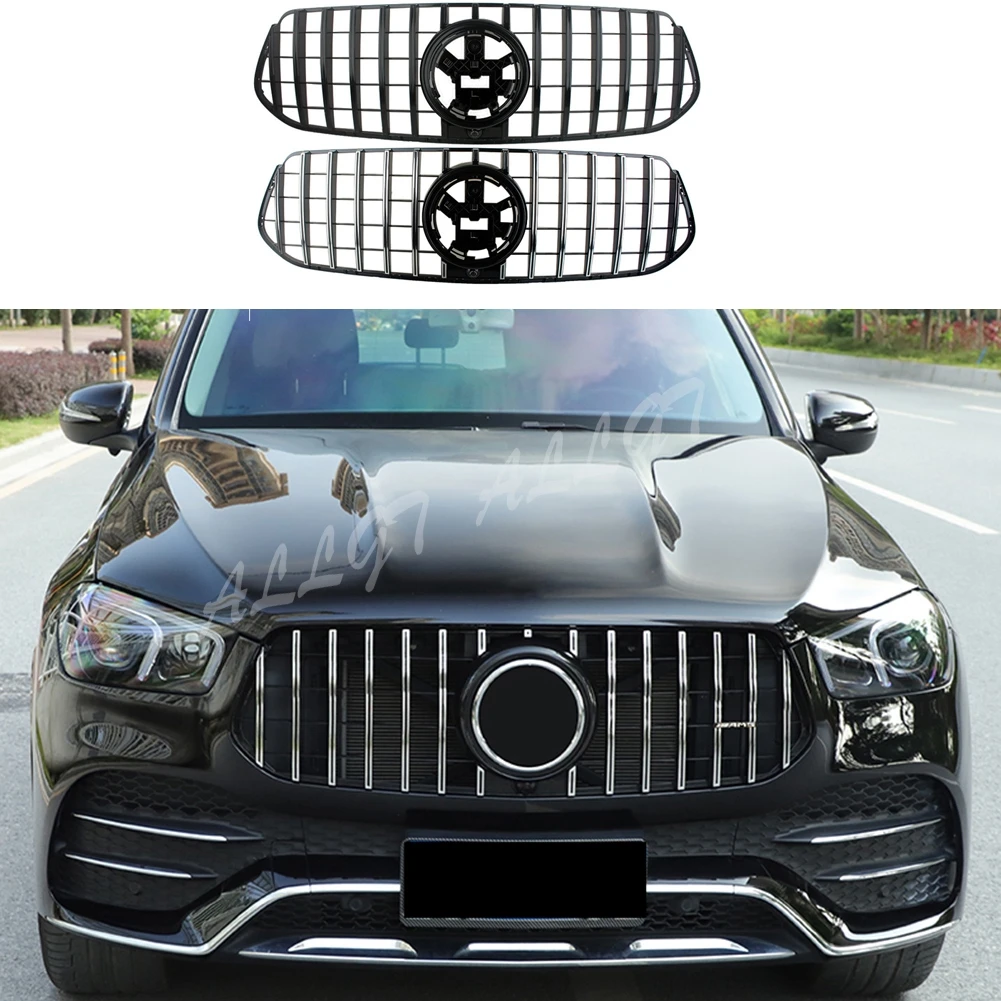 

Front Racing Billet Bumper Grille Upper Cover For Mercedes-Benz W167 GLE-Class 2020 2021 Deluxe