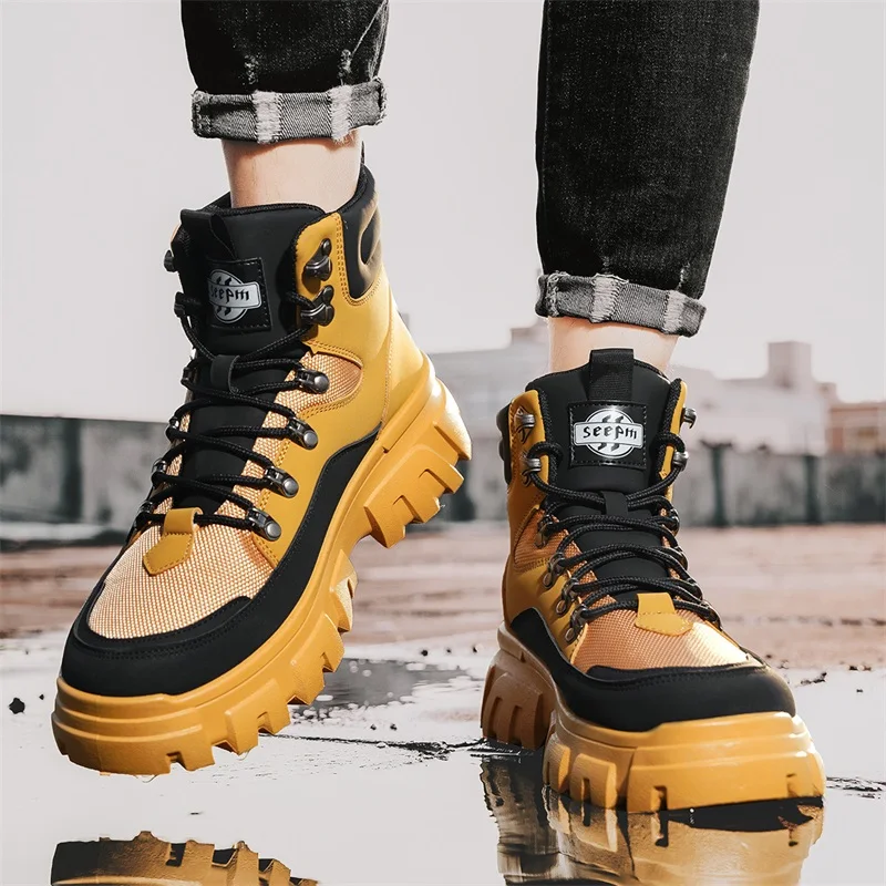 

Men's Outdoor Versatile Comfortable Casual Shoes Hiking Boots Basic Simple Style Sport Sneakers