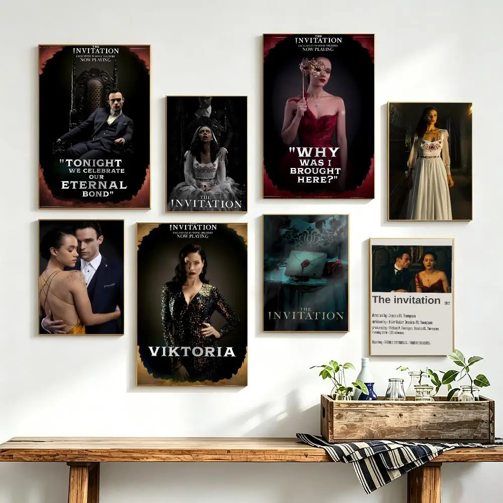 Indie Drama Film T-The Invite Poster Wall Art Decal for Bedroom Study Decor Gifts