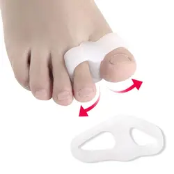 Silicone Gel Feet Care Spreader Toe Orthopedic Products Toe Valgus Corrector Toe Separator Straightener Finger Protector
