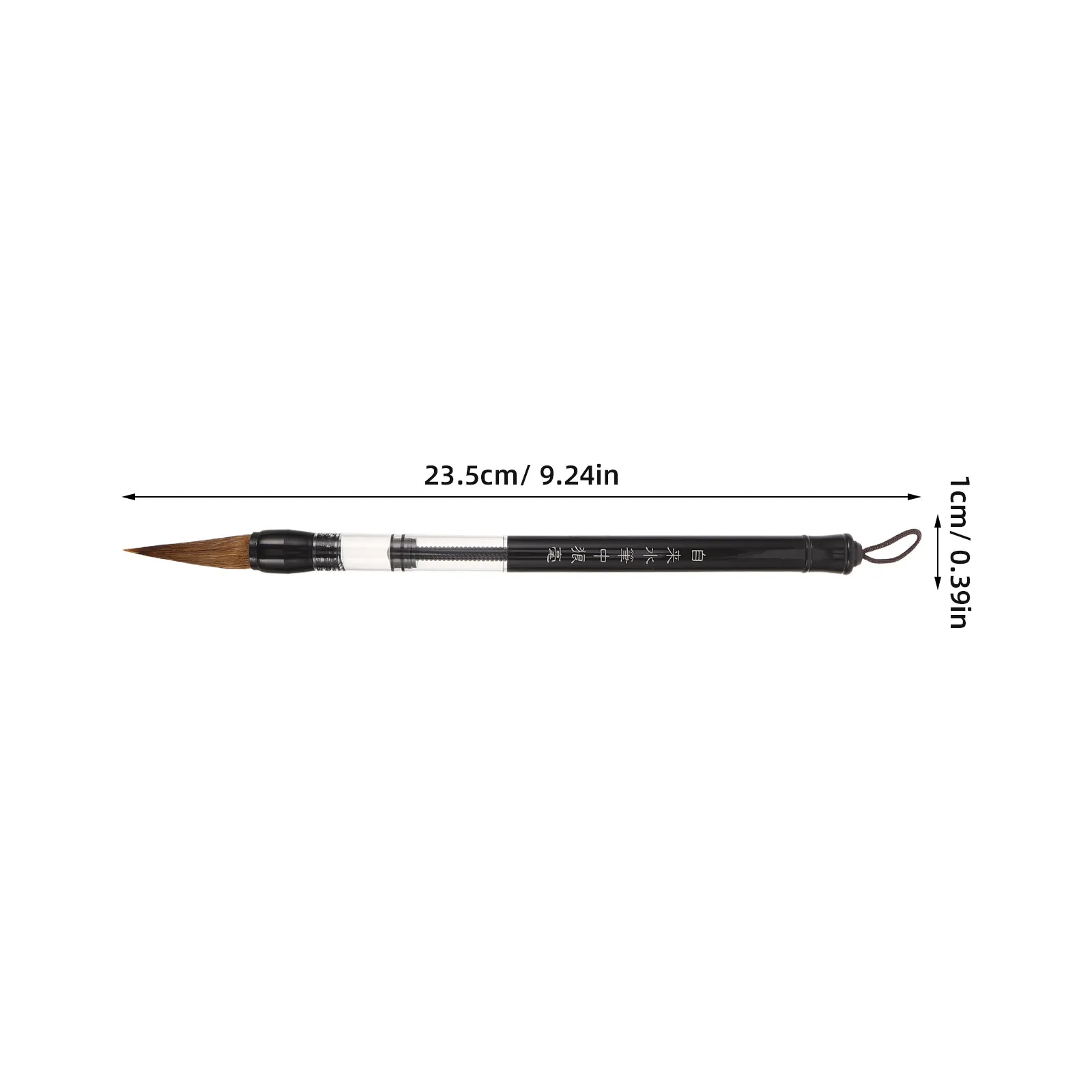 3Pcs Traditional Chinese Ink Brushes Sable Watercolour Fine Stroke Calligraphy Brush Set for Scholars Artists Beginners Sumi