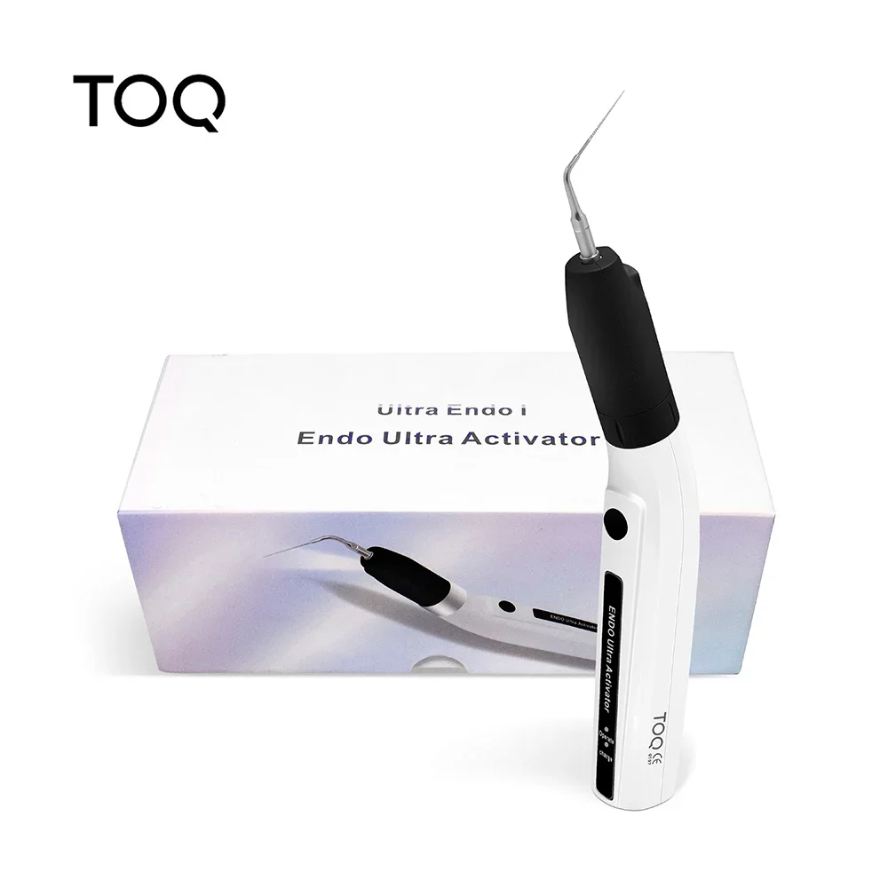 Dental ultradźwiękowy aktywator Endo bezprzewodowy LED Ultra Activator irygator ultradźwiękowy mycie zębów z 6 końcówkami narzędzia stomatologiczne