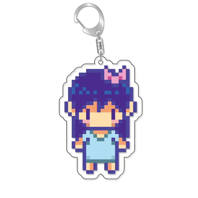 Omori Keychain Pixel Figure Key Ring Car Bag Accessory