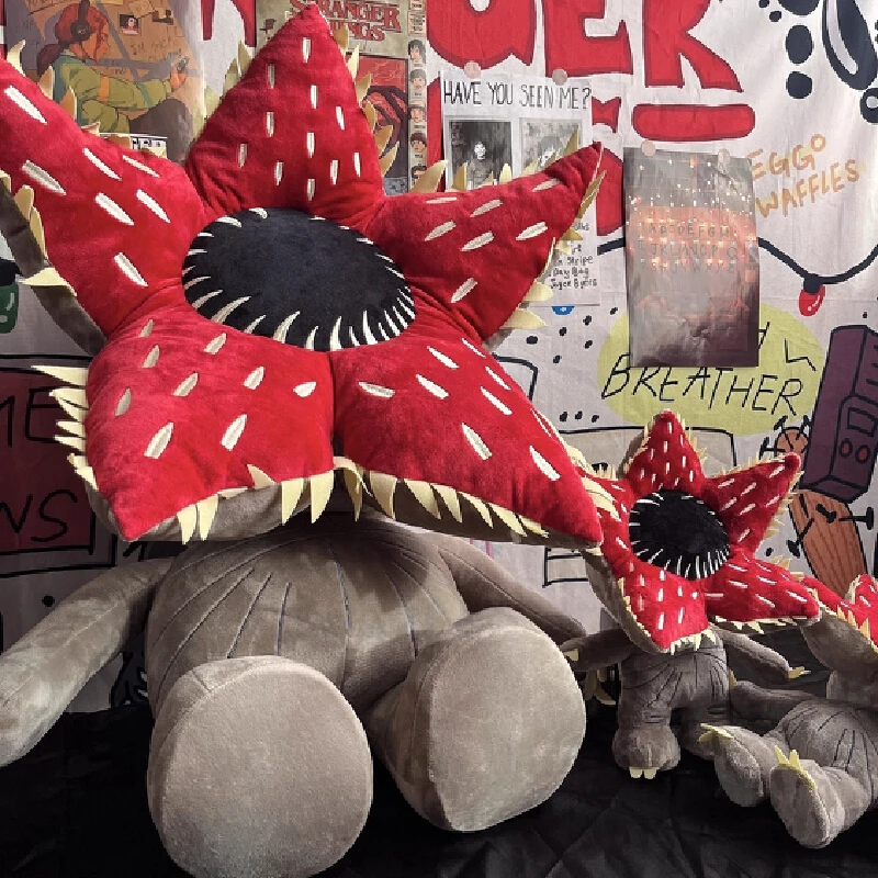 

Мультфильм аниме плюшевые куклы Одиннадцать Майк Демогоргон мягкая игрушка человек-ест цветок подарок для друзей и любителей аниме декор на Хэллоуин