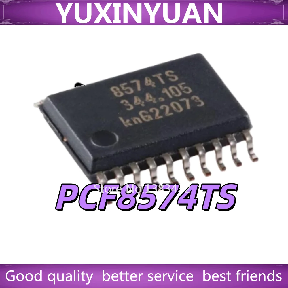 (5PCS) 100% New PCF8574TS PCF8574T PCF8574 8574T 8574TS SSOP-20 Chipset
