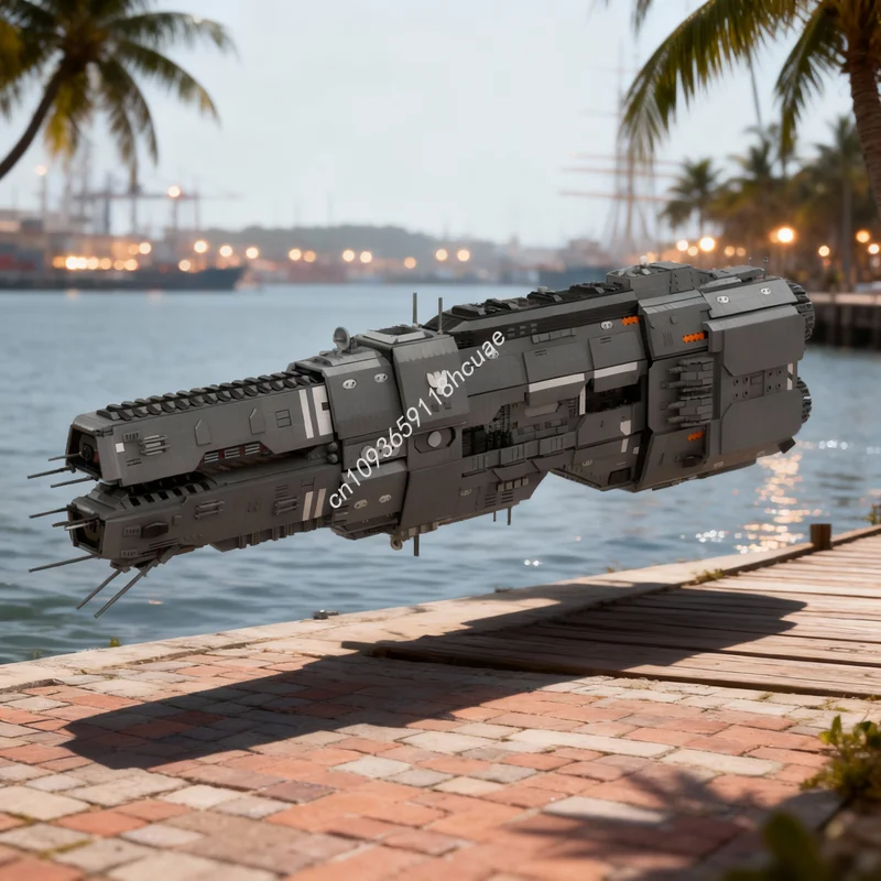 

7685pcs MOC Artemis Class Battlecruiser UNSC Space Model Building Blocks Architecture Toy Christmas Gifts Idea Education