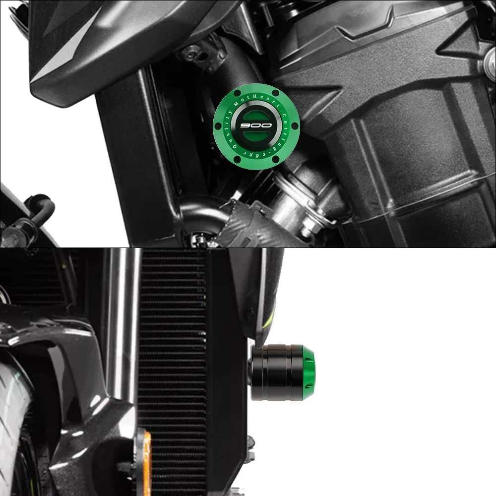 Motorrad-Rahmenschutz für Z900 2017-2025 Z900RS 2018-2025 – Sturzschutz und Crash-Slider-Zubehör – Detail 3