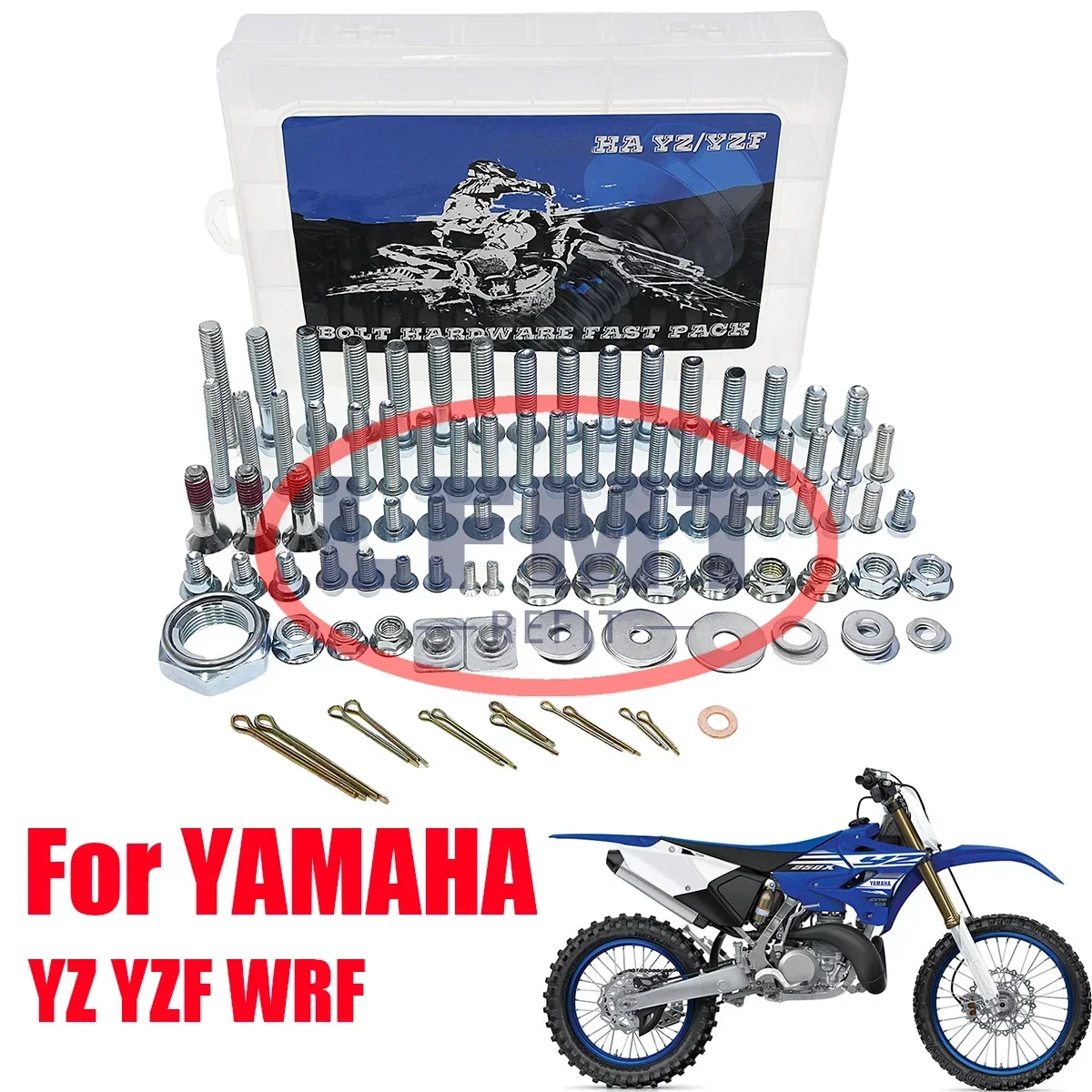 MotoCrossハードウェアボルト、フルプラスチックファスナーキット、yaha yz250、yz250f、yz450f、yz125x、yz250x、yz250fx、yz450fx、wr250f、yz450f