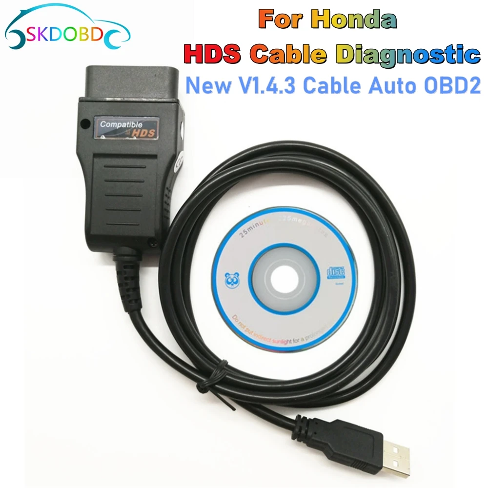 2023 High Quality for Honda HDS Cable Diagnostic TOOL  J2534 Car OBD2 Scanner  FT232RL Chip Support Multi-language