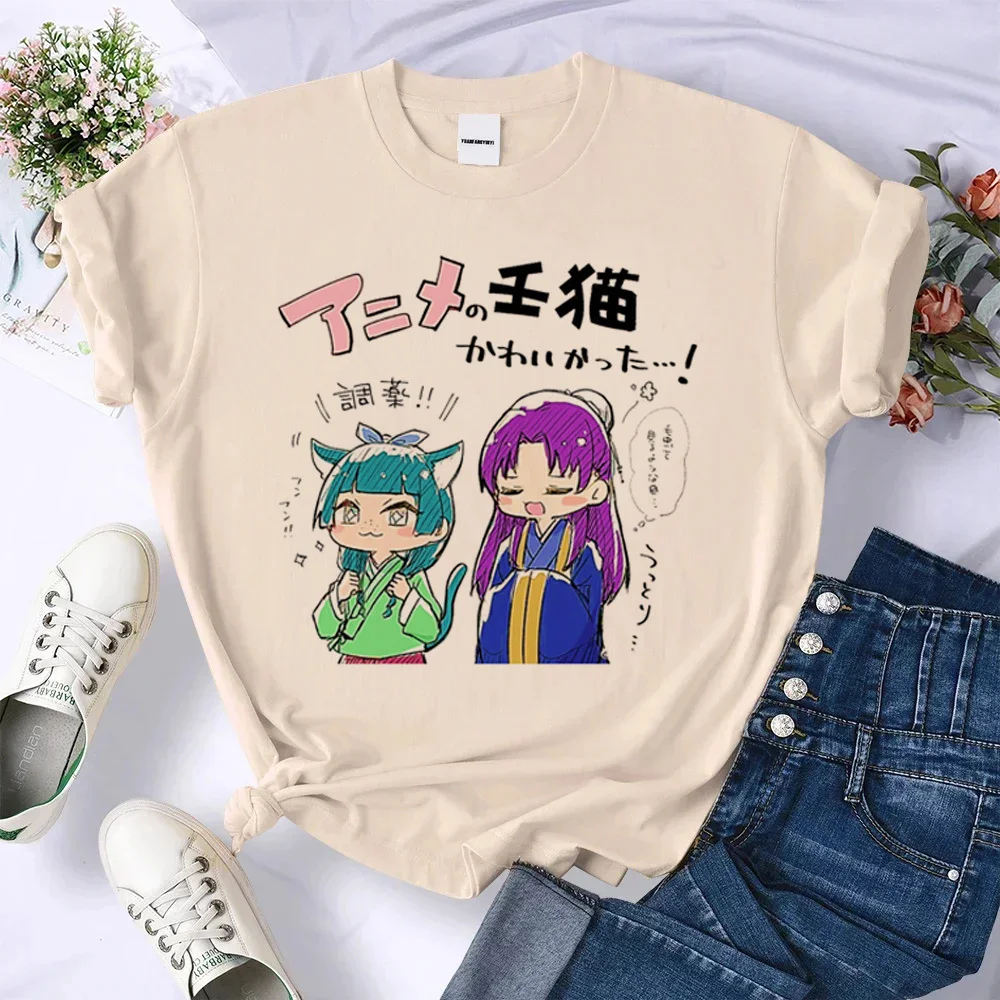 Kusuriya No Hitorigoto t shirt teen Digital Punk kawaii graphic 80s Comfortable shirt graphic Y2k Pastel kawaii Retro Grunge