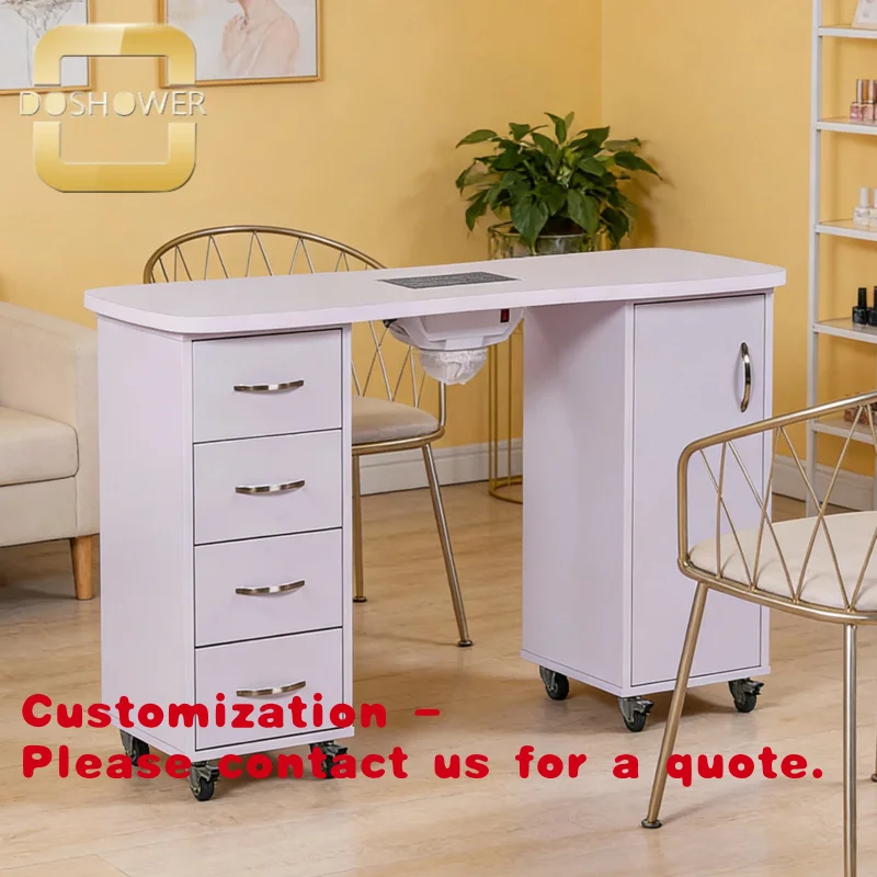 Customize.Manicure Table crafted with materials keep you safe and healthy combining functionality with modern aesthetics stylish