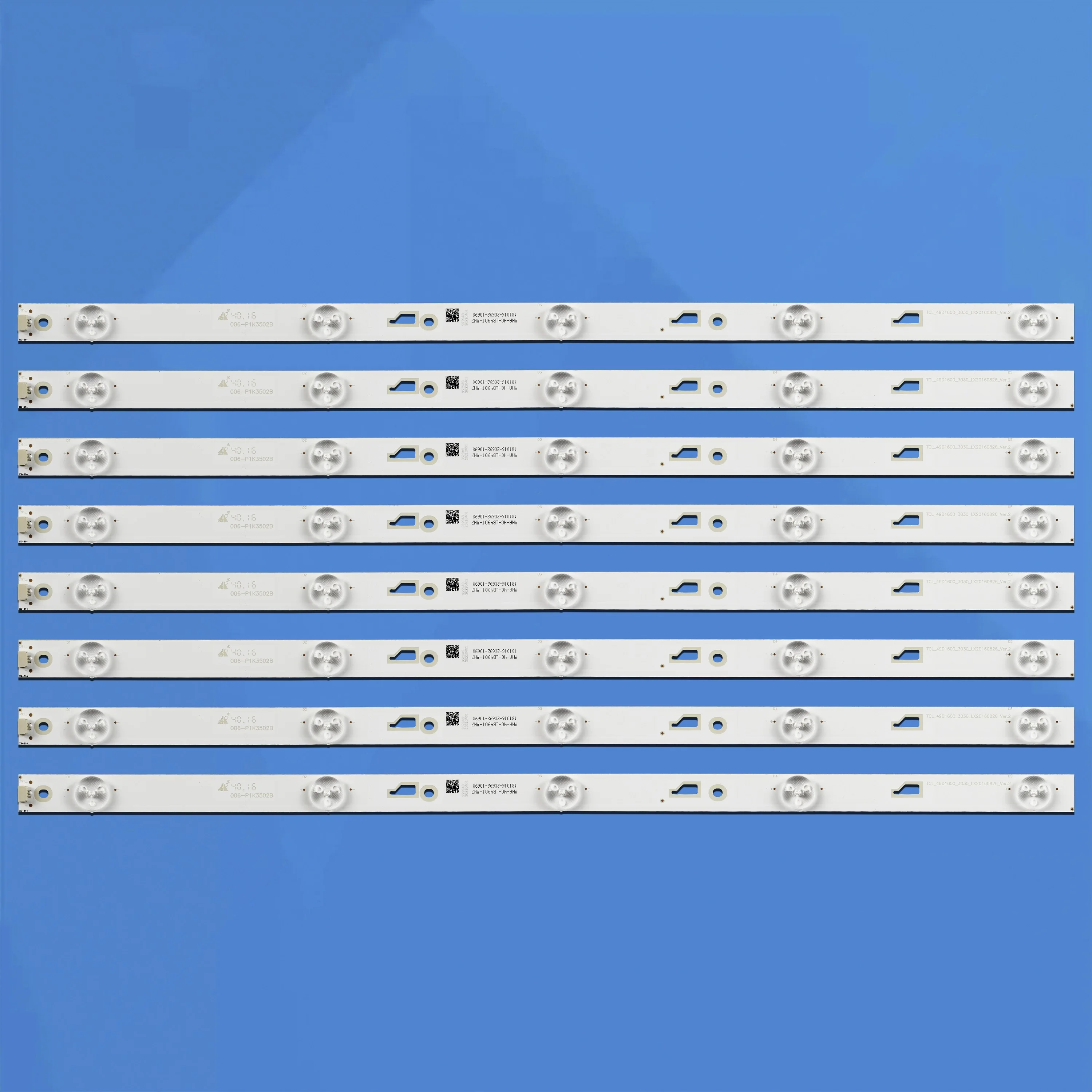 

Лента светодиодной подсветки для Hitachi 49D1600 8*5 49E301 49U3600C 49U2200 49L510U18 49HR332M05A0 V3 V4 4C-LB490T-HR4 YH1 YH7 YHJ YH6