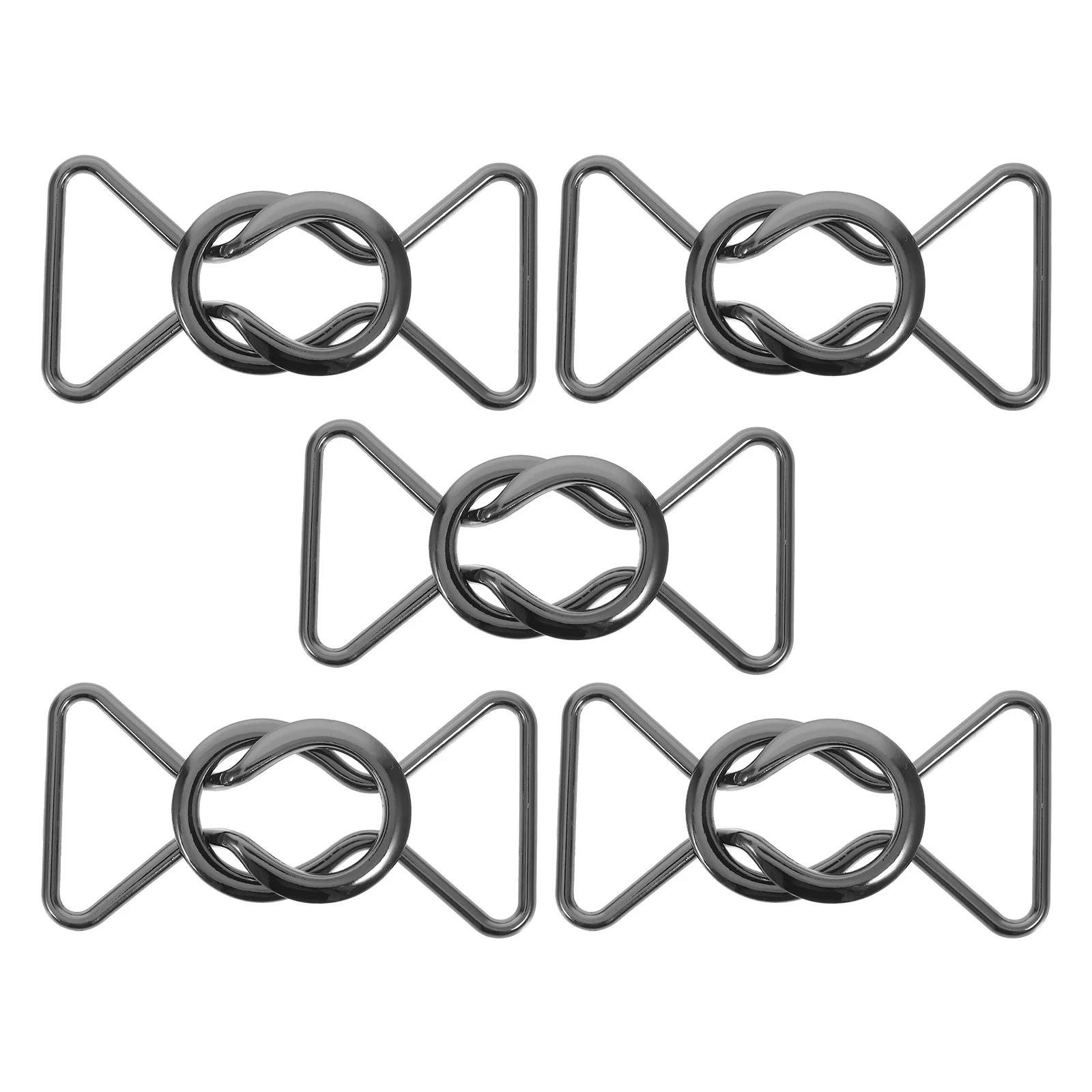 8 مشبك معدني متشابك DIY لاستبدال الحزام معاطف الملابس والاكسسوارات مشبك أجهزة الخياطة