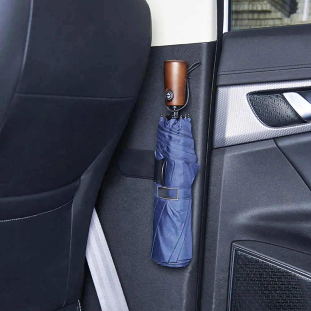 3Pcs Car Umbrella Fixed Hook Premium PP Plastic Adhesive Easy Install Storage Organizer Fastener Holder Umbrella Fixed Hook