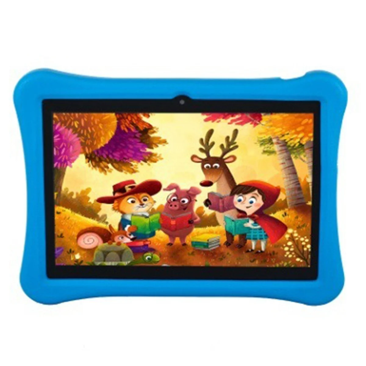 10 Inches Children Tablet for A133 Android 4+64G Smart Learning Machine with Parental Controls EVA Tablet EU Plug Blue