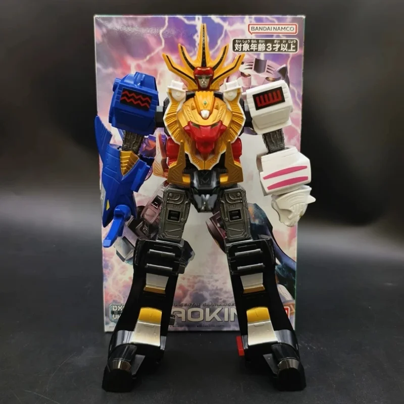

Bandai Dxrobo Universe Hyakujuu Sentai Gaoranger Gaoking Black Version Transformable Combining Action Figure Collectible Toy