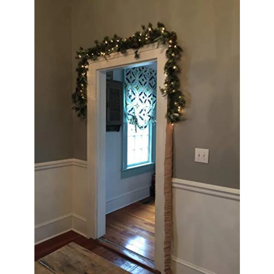 Chandelier Cord Cover, Length, Natural Cotton Color
