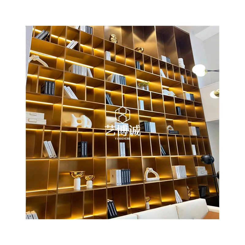 رف النبيذ المخصص Baijiu خزانة عرض خزانة الكتب خزانة الزخرفية الفاخرة، الشركة المصنعة الفولاذ المقاوم للصدأ
