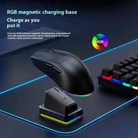 Wireless Mouse Bluetooth 2.4G Dual Mode Rechargeable with Charging Dock Backlight LED High Cost-Effective for Laptop PC