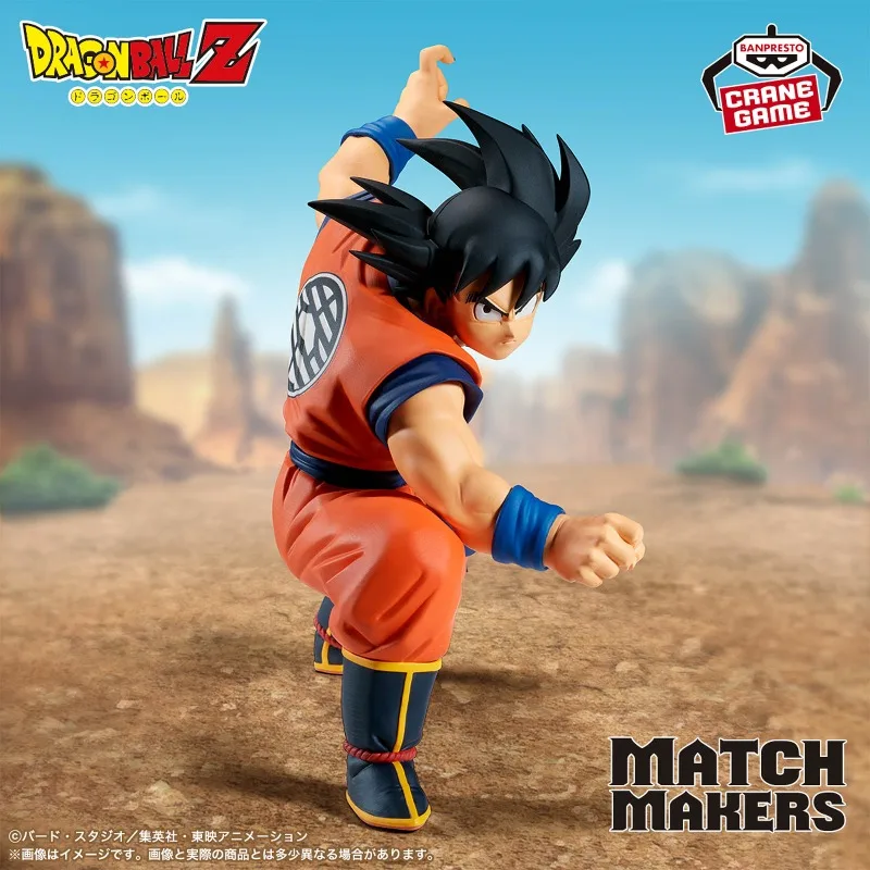 Original BANDAI BANPRESTO Anime Figure Goku Match Makers VS Vegeta Dragon Ball Z Action Model Collectible Toys Gifts WY