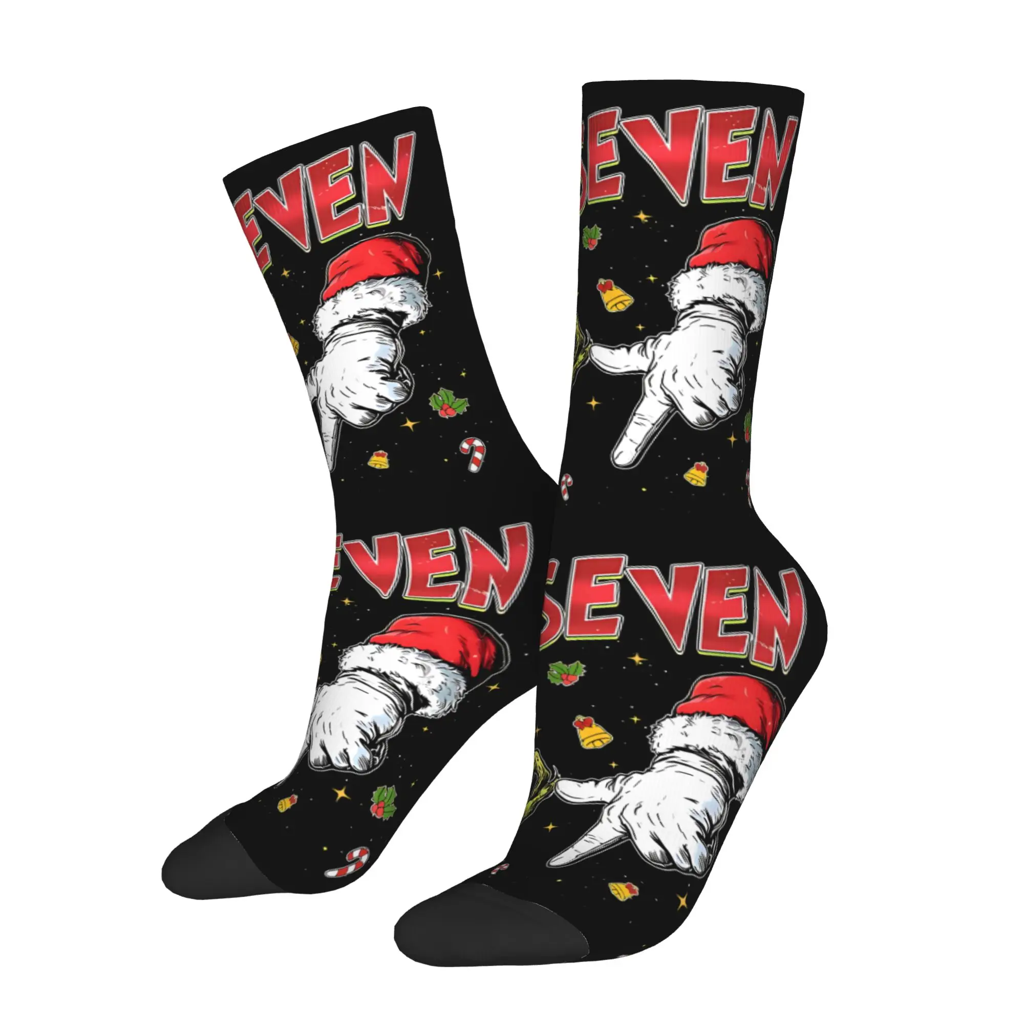 

Brain Rot Meme 6 7 67 Six Seven Weekend Sock Printed Man Polyester Fashion
