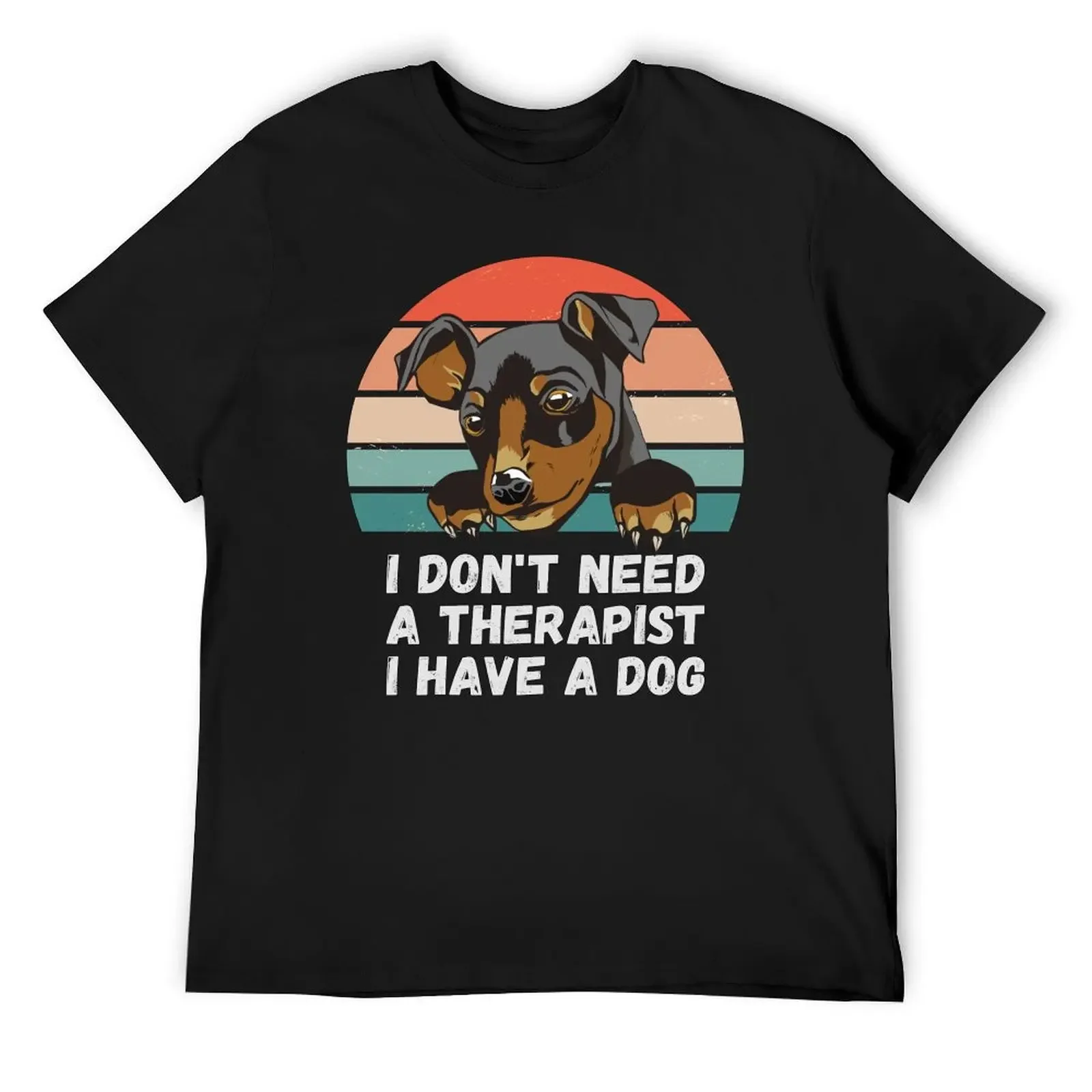 

I don't need a therapist, I have a dog T-Shirt vintage t shirts summer tops men graphic t shirts