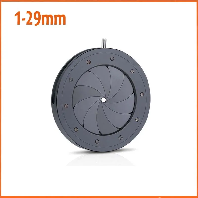 

Durable 1-29mm Amplifying Diameter Metal Zoom Adjustable Optical Iris Diaphragm Aperture Condenser for Digital Camera Microscope