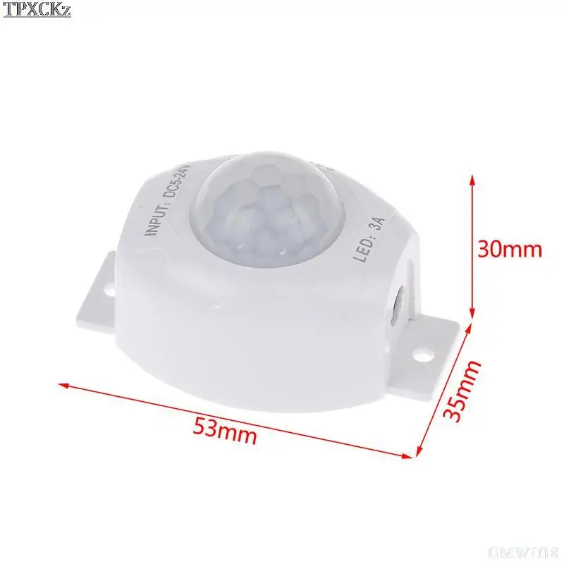 5V 12V PIR Motion Sensor Light Switch Motion Sensor DC Movement Detector Activated Timer Automatic Switch ON OFF LED Light Bar