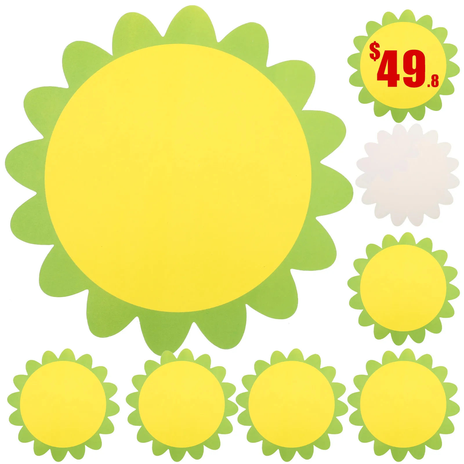 

100Pcs Promotional Sale Tags Paper Price Stickers Explosion Shape Sale Signs for Retail Store Supermarkets Events Displays