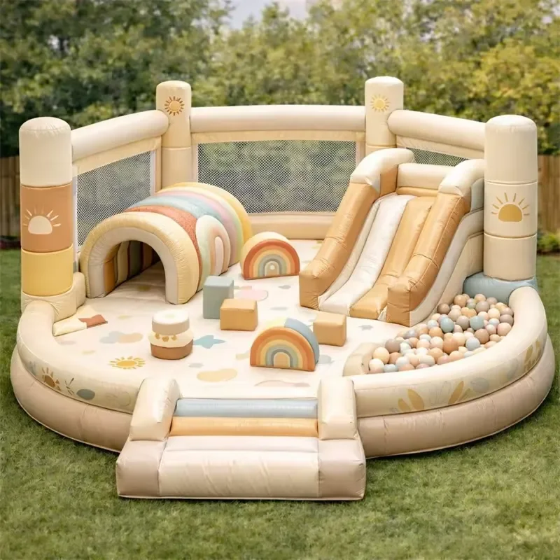 2026 New Model Farm Theme Animal Inflatable Bouncer with CE Certification 12-Month Warranty Customized Size for Backyard Use
