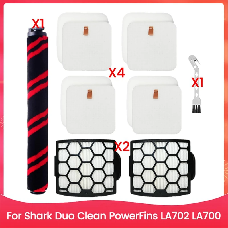 

HEPA-фильтр, щетка, роликовые аксессуары для Shark Rotator Lift-Away Duo Clean Powerfins LA702 LA700, вертикальный пылесос