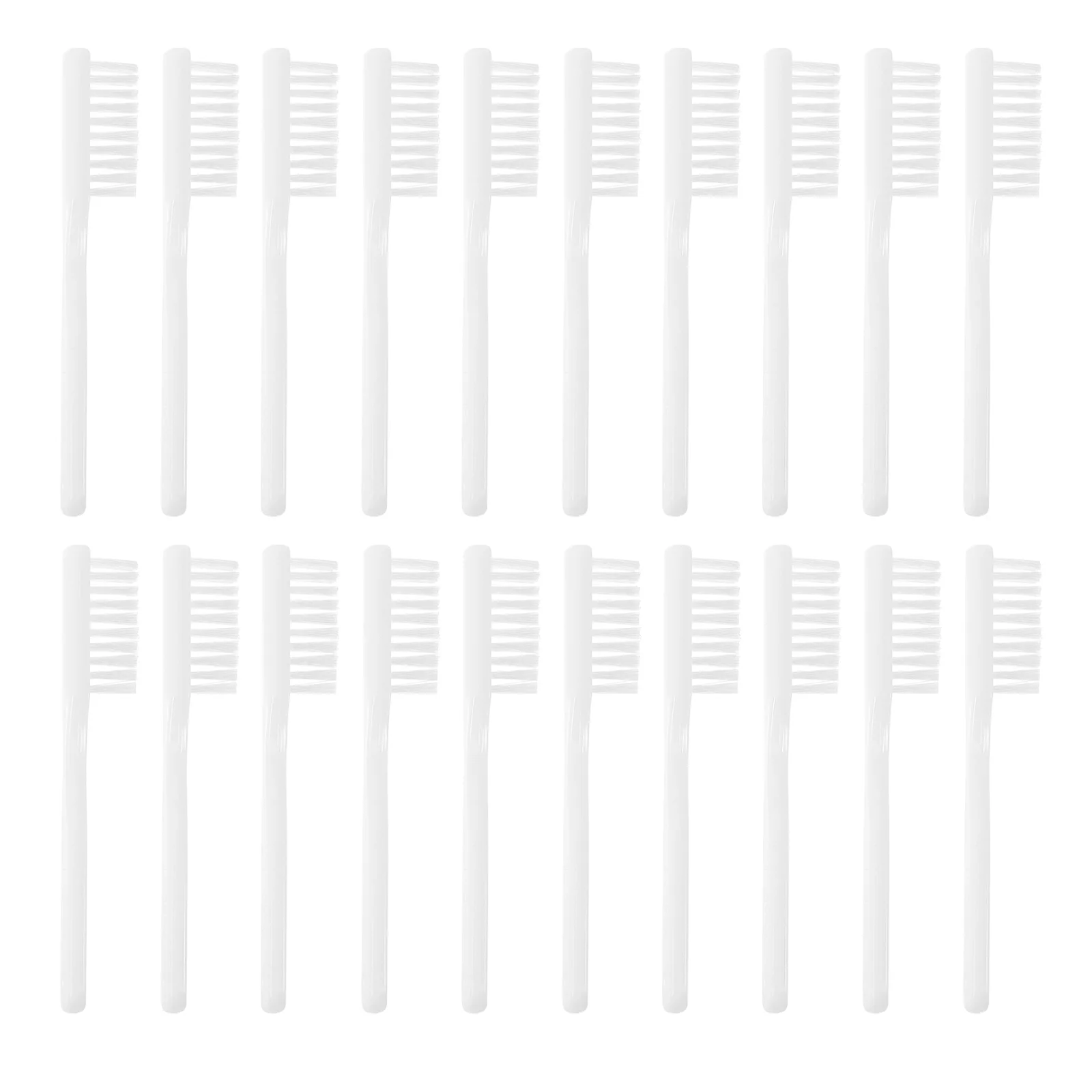 20 Pcs Toothbrushes Prison Camping Finger Portable Clean Tools White Travel