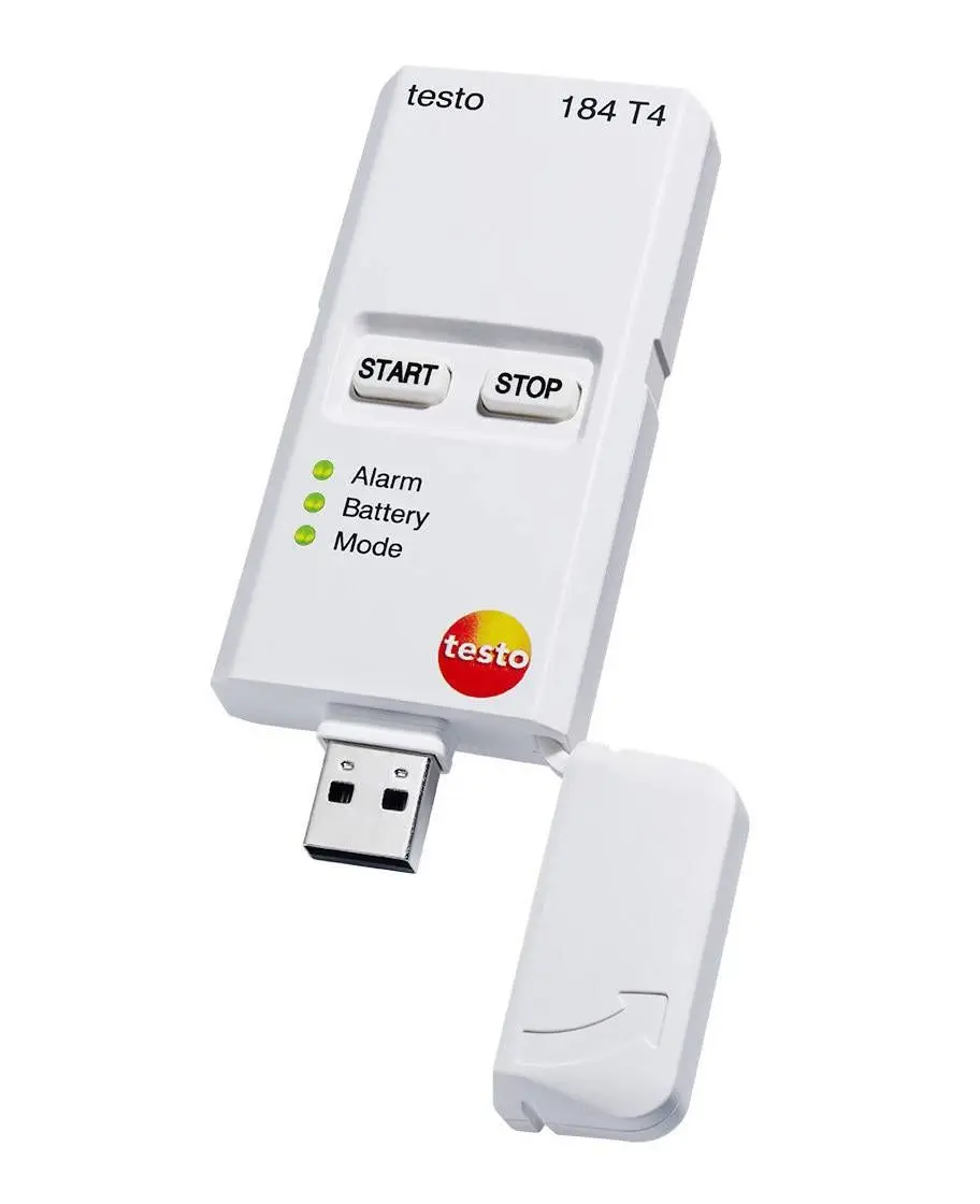 

Регистратор температуры Testo 184-T4 USB 0572 1844 для-80 C, мониторинг транспортировки с сухим льдом