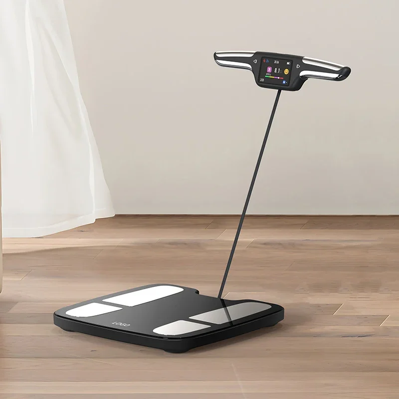 

8 electrode DEXA electronic body fat scale digital 180kg bmi bluetooth wifi body weighing scale with free APP