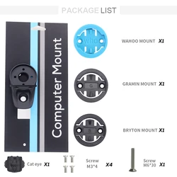 Syncros Computer Mount for Garmin, Wahoo, Bryton, Fraser Ic, Sl, Wc, DC, XC Handlebars, Cockpit Xc Stem, 1.5, 2.0
