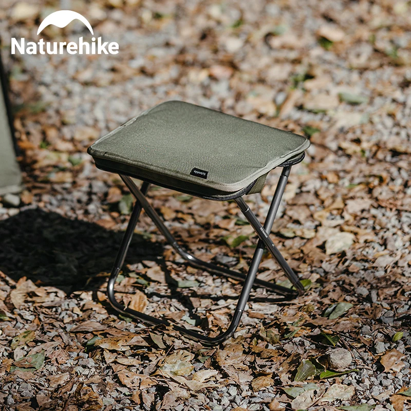 Naturehike Folding Stool Portable Lightweight Outdoor Camping Aluminum Chair Traveling Beach Chair Foldable Fishing Chair