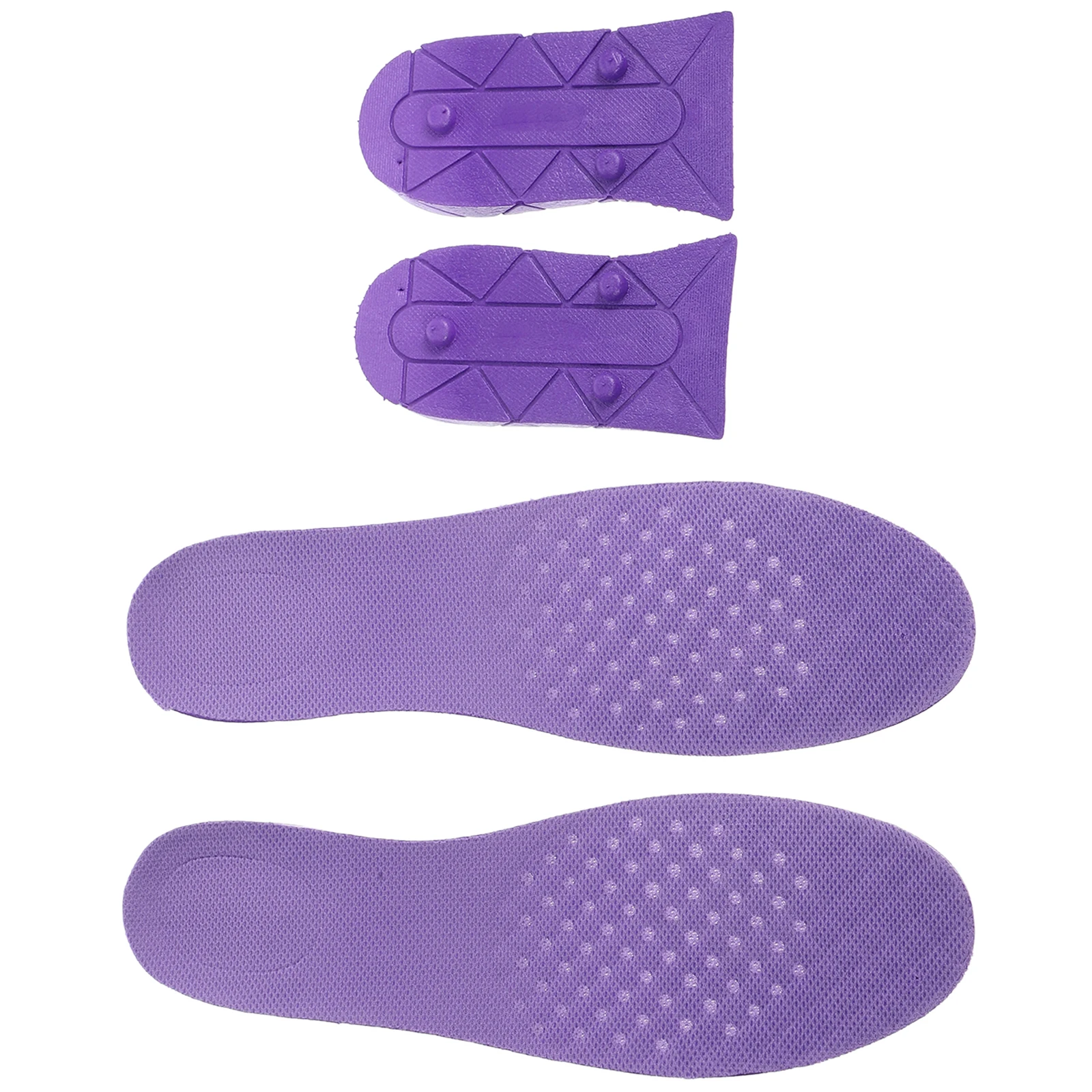 

Combination Pad Heightening Insoles Man All Pvc Heel Lift Shoe Inserts for Women