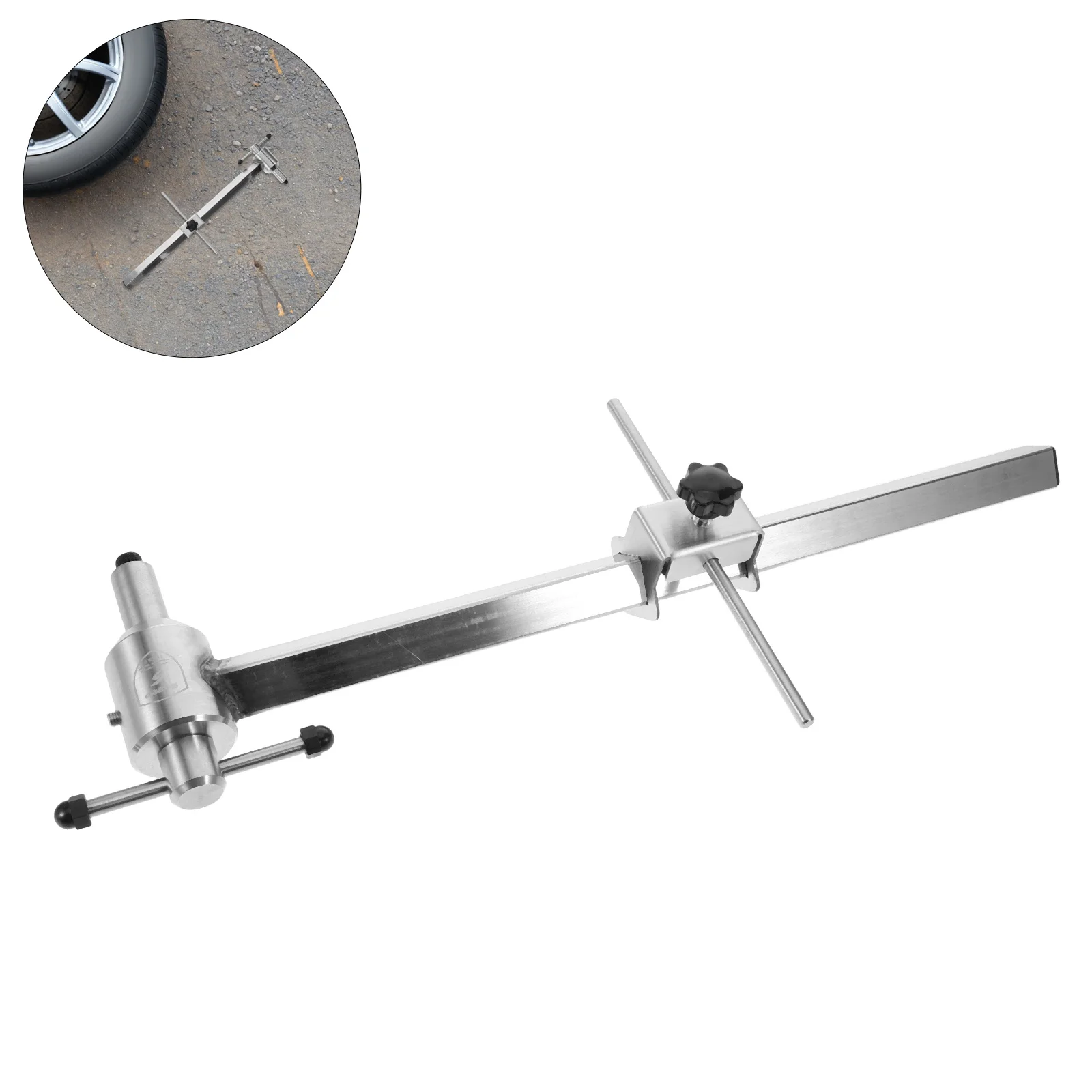 

Stainless Steel Derailleur Hanger Alignment Tool Bike Maintenance Equipment for Mountain Road Bicycle Rear Hanger Precision