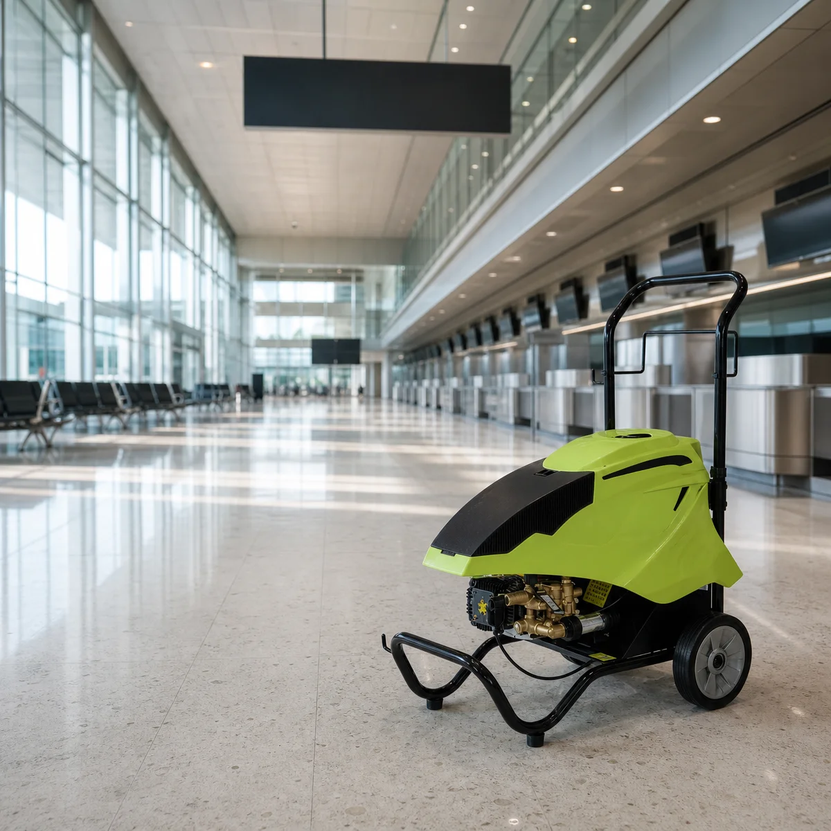 Powerful SE1015 Electric Walk-Behind High Pressure Washer 220V New Industrial Cold Water Cleaning 2200W for Workshop