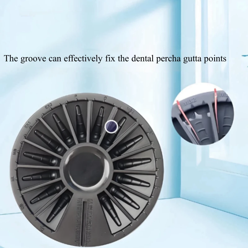 صندوق تعقيم نقطة جوتا بيرشا للأسنان قابل للتعقيم علبة تعقيم لثة الأسنان مساطر قياس أداة طب الأسنان #3