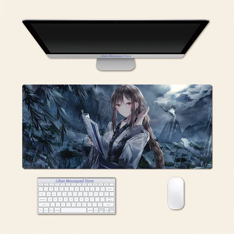 Yu Miaoyi Fate Anime Large Mouse Pad PlayMat Office Mousepad Game Creative Desk Gaming Mat