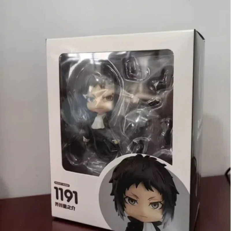 Figuras de acción del Anime Bungo Stray Dogs, Ryunosuke Akutagawa Q Version, articulación kawaii reemplazable, modelo de juguete de PVC, regalos en caja, 10CM