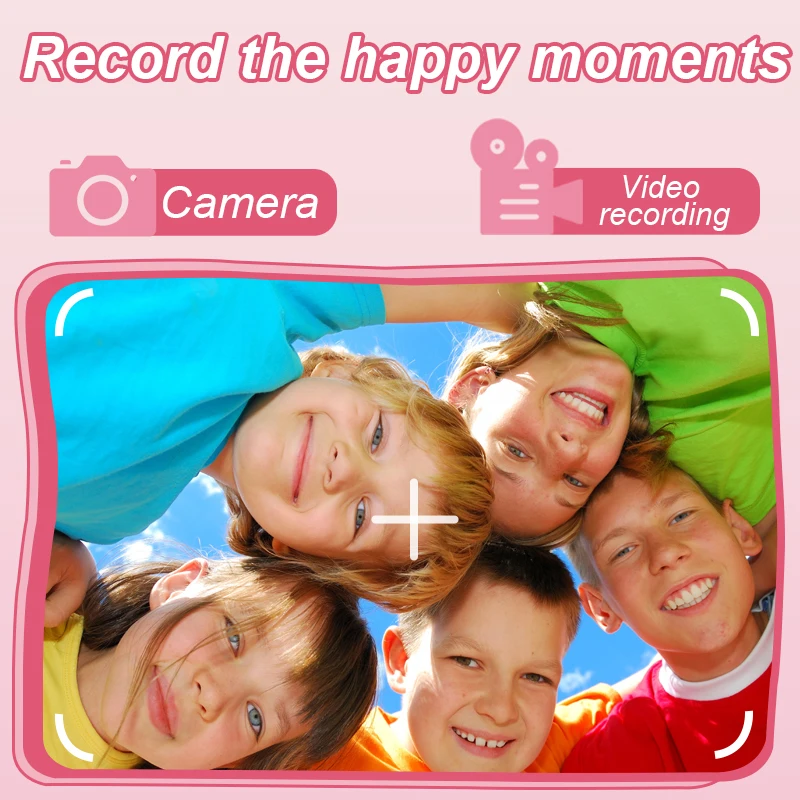 Children's puzzle mobile toy, 2.8-inch high-definition screen, music, photography, video recording, puzzle games, habit cultivat