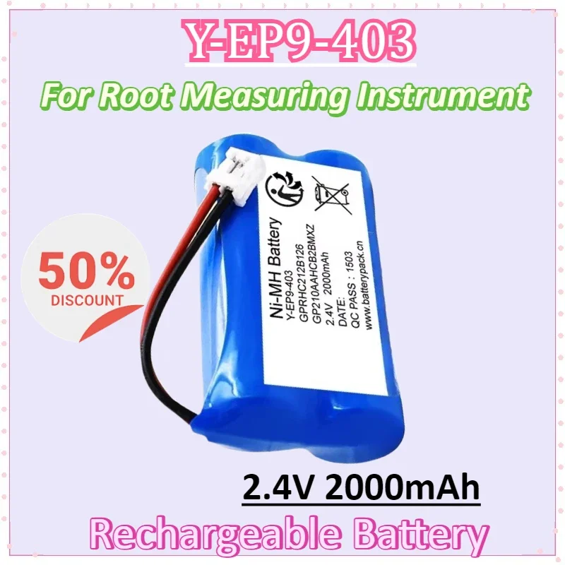 

Новый NiMH аккумулятор Y-EP9-403 2,4 В 2000 мАч для аккумуляторов для инструментов для измерения корней