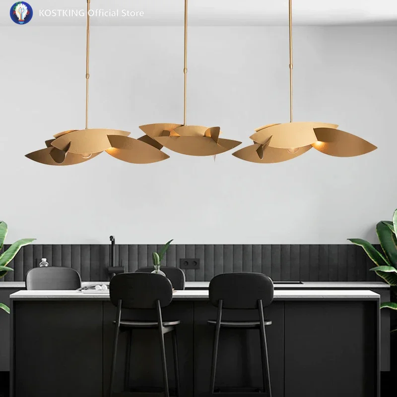 

E27 Modern Luxury LED Living Room Pendant Lamp Dining Room Pendant Lamp Lighting Rectangular Dining Room Decorative Pendant Lamp