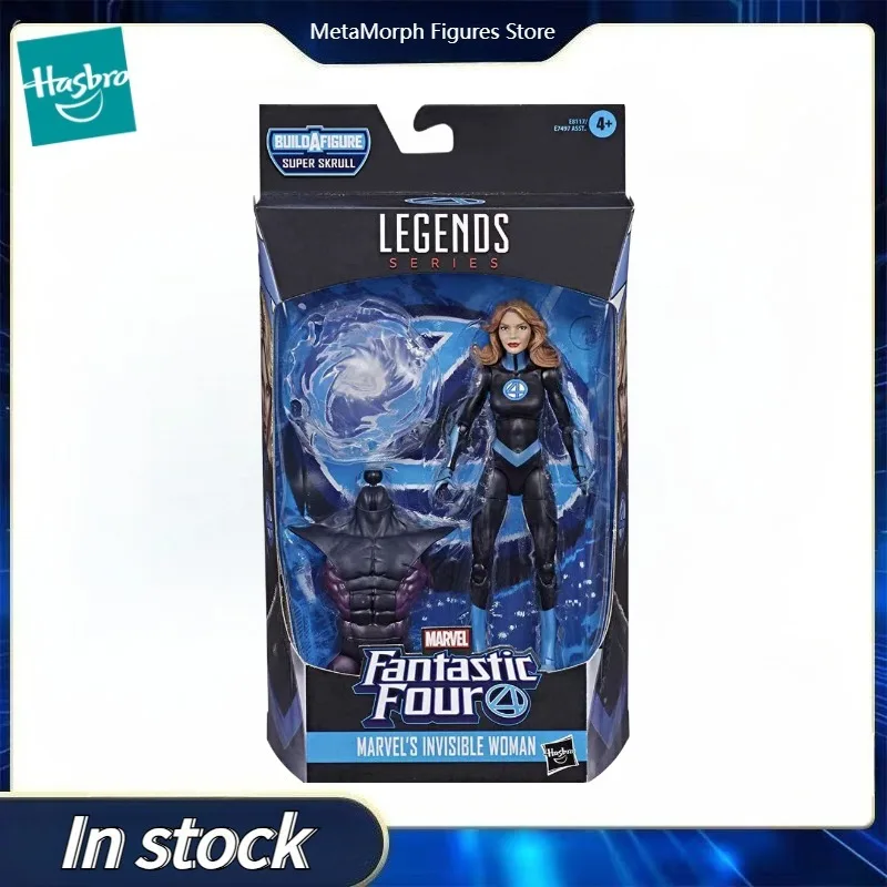 

Original Hasbro Marvel Legends Series Fantastic Four Invisible Woman Anime Figure Toy Collection Model